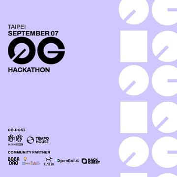 Cover Image for 0G Taipei Hackathon in Tempo House