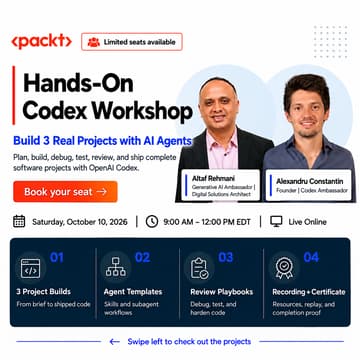 Cover Image for Hands-On Coding with OpenAI Codex: Build 3 End-to-End Projects