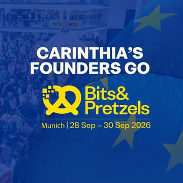 Cover Image for Carinthias's founders go Bits & Pretzels 2026
