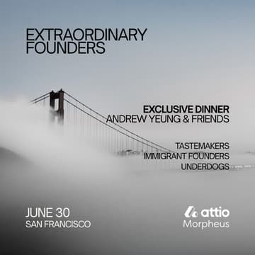Cover Image for Extraordinary Founders Dinner (hosted by Andrew Yeung)