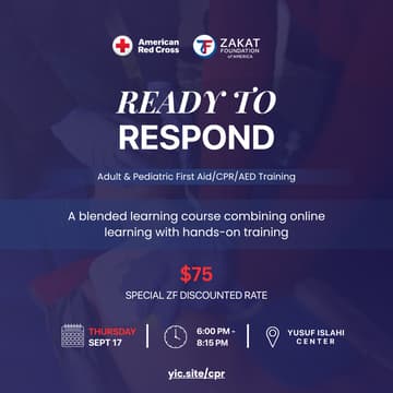 Cover Image for Ready to Respond: Adult & Pediatric First Aid/CPR/AED-BL Training