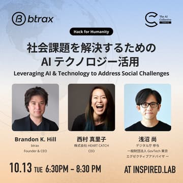 Cover Image for The AI Collective Tokyo｜社会課題を解決するためのAI・テクノロジー活用 〜Hack for Humanity〜
