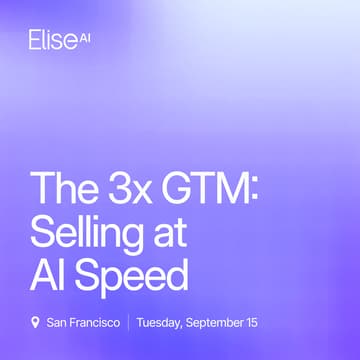 Cover Image for 3x GTM: Selling at AI Speed (SF)