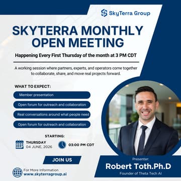 Cover Image for SkyTerra Monthly Open Meeting