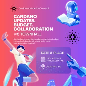 Cover Image for Cardano Indonesia Town Hall #8th– Edisi Agustus 2026