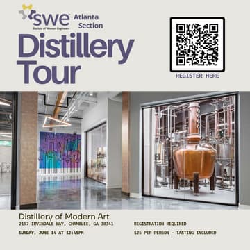 Cover Image for SWE Atlanta Distillery Tour + Social at DoMA