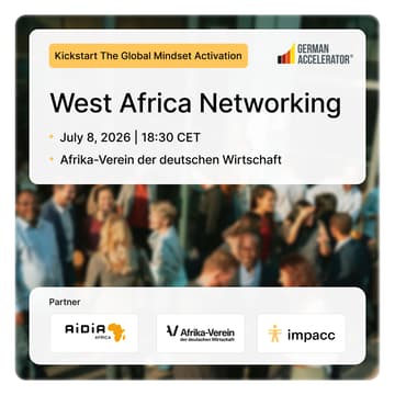 Cover Image for Networking Event: German Accelerator West Africa