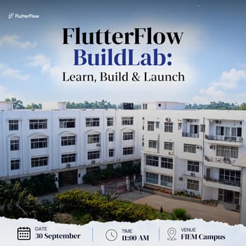 Cover Image for FlutterFlow BuildLab: Learn, Build & Launch