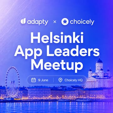 Cover Image for App Leaders Meetup by Adapty & Choicely