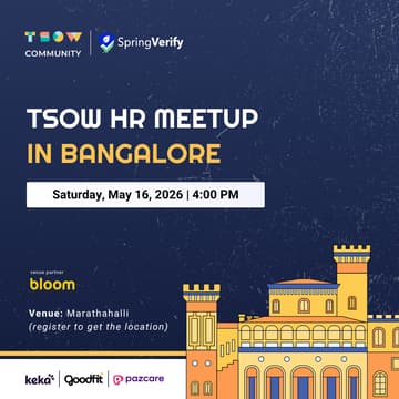 Cover Image for TSOW HR Meetup in Bangalore