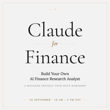Cover Image for Claude for Finance: Build Your Own AI Finance Research Analyst within four hours