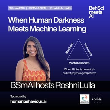 Cover Image for BSmAI hosts Roshni Lulla: When Human Darkness Meets Machine Learning