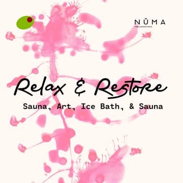 Cover Image for Relax & Restore: Yoga, Flower Still Life, Sauna and Ice Bath for Creatives