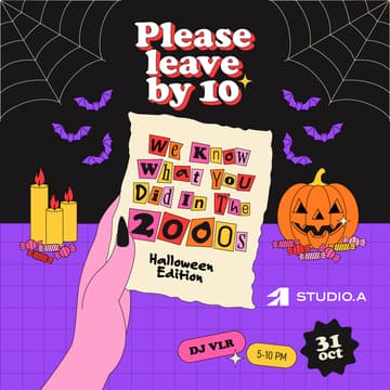 Cover Image for 🎃 PLEASE LEAVE BY 10: Halloween Edition
