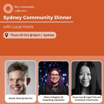 Cover Image for 🏵 Sydney Community Dinner