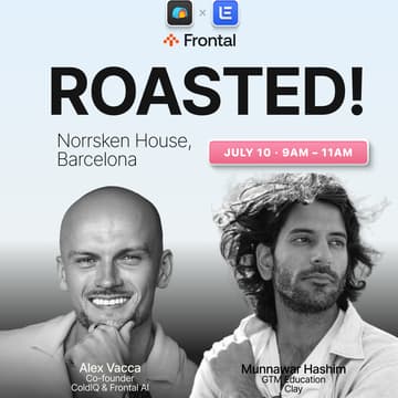 Cover Image for Roasted! - lemlist & Clay GTM coffee session (Barcelona)