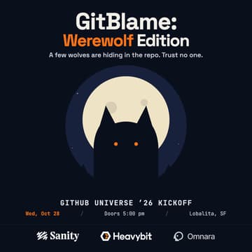 Cover Image for GitBlame: Werewolf Happy Hour @GitHub Universe