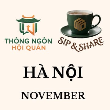 Cover Image for SIP & SHARE - HÀ NỘI - NOVEMBER 2026