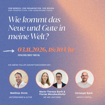 Cover Image for Wie kommt das Neue und Gute in meine Welt?