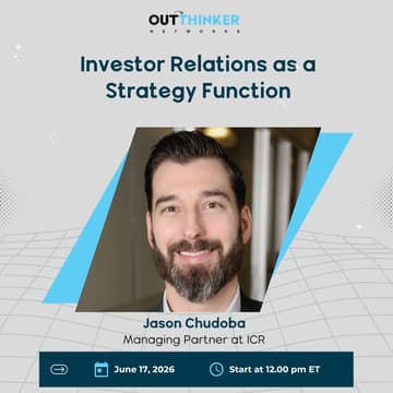Cover Image for Investor Relations as a Strategy Function: What Every CSO Should Know