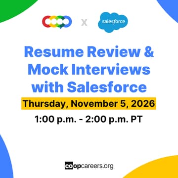 Cover Image for Mock Interviews & Resume Reviews with Salesforce