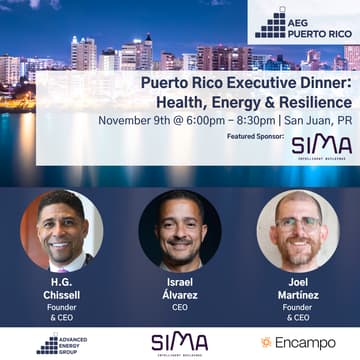 Cover Image for AEG Puerto Rico Executive Dinner: Health, Energy & Resilience