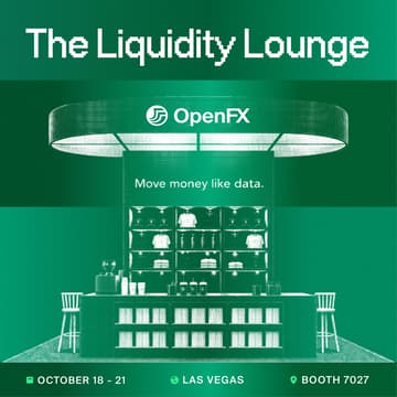 Cover Image for OpenFX Liquidity Lounge · Booth 7027