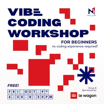 Cover Image for Vibe Coding 101 Workshop: For Beginners