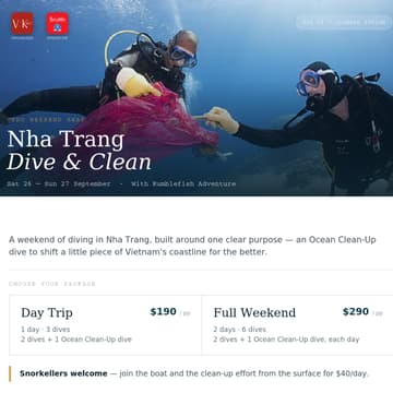 Cover Image for Nha Trang Dive & Clean by VKNU