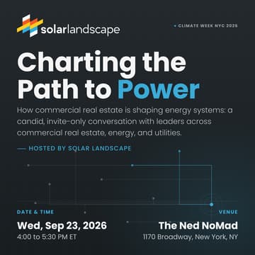 Cover Image for Roundtable | Charting the Path to Power: How Commercial Real Estate is Reshaping Energy Systems