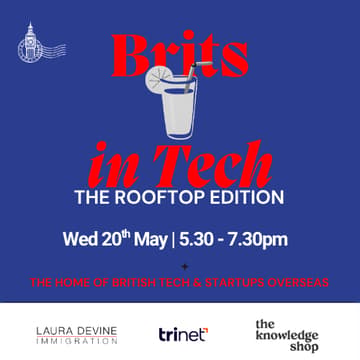 Cover Image for Brits in Tech - Rooftop Happy Hour