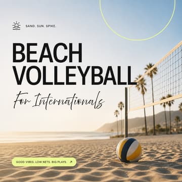 Cover Image for 🏐 Beach Volley & Spritz: Milan Internationals