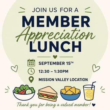 Cover Image for Member Social | Member Appreciation Lunch