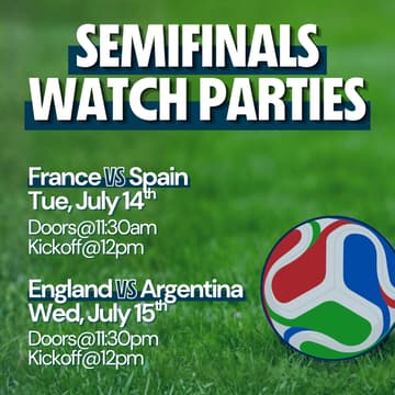 Cover Image for ✨FRANCE VS SPAIN TUESDAY 7/14⚽
