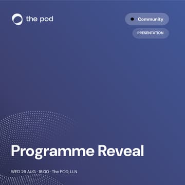 Cover Image for The POD unveils its September–December Programme