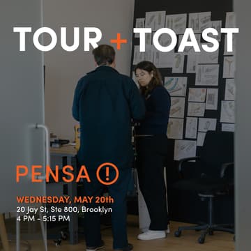 Cover Image for Tour + Toast at Pensa - Dumbo Design Day