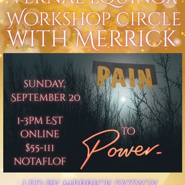 Cover Image for Pain To POWER workshop circle w/SYZYGY