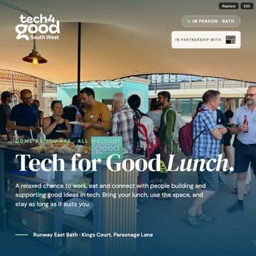 Cover Image for Tech for Good Lunch