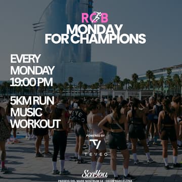 Foto de portada de RCB MONDAY FOR CHAMPIONS - Powered by TEVEO