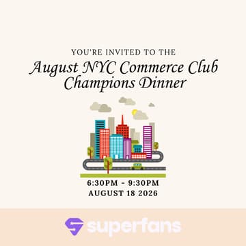 Cover Image for NYC Commerce Club Champions Dinner - Cooking Edition