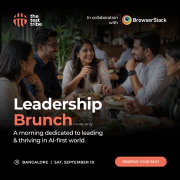 Cover Image for Leadership Brunch Testing Leaders - Bangalore