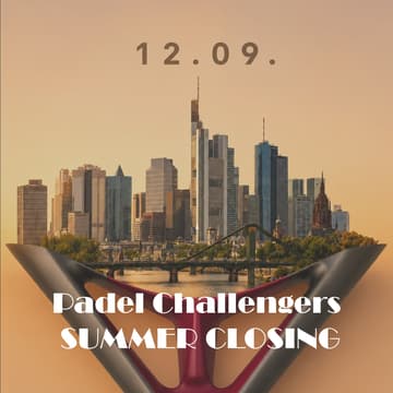 Cover Image for 🎾 PRE - Padel Challengers SUMMER CLOSING