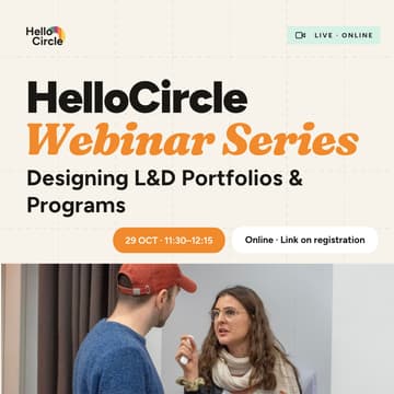 Cover Image for Designing L&D Portfolios & Programs | Webinar
