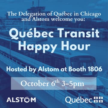Cover Image for Québec Transit Happy Hour - Hosted by Alstom