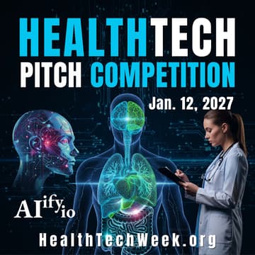 Cover Image for ⚕️ HealthTech Week ⚕️ Startup Pitch Competition (@JPM) in Partnership MedStartr
