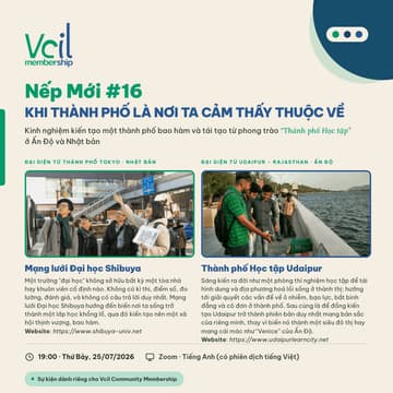 Cover Image for Nếp Mới #16: Khi thành phố là nơi ta cảm thấy thuộc về
