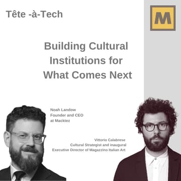 Cover Image for Building Cultural Institutions for What Comes Next