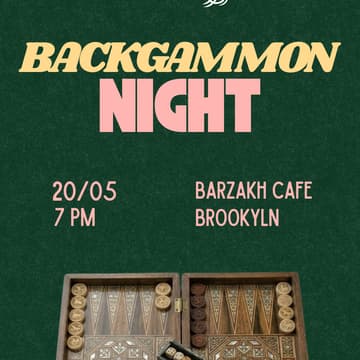 Cover Image for Backgammon Night at Barzakh