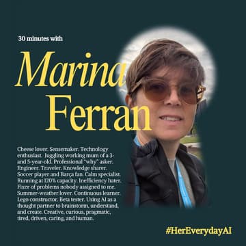 Cover Image for #HerEverydayAI - Marina Ferran