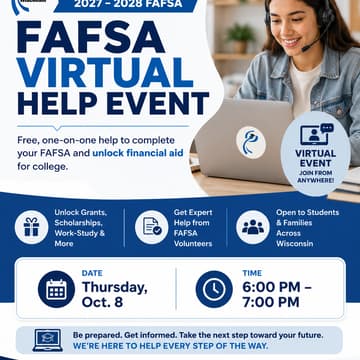 Cover Image for 2027-2028 FAFSA Virtual Completion Event